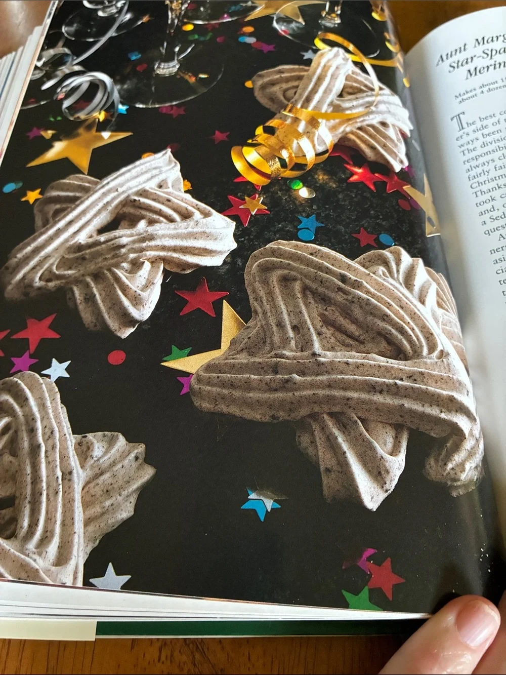 Vintage hardcover cookbook